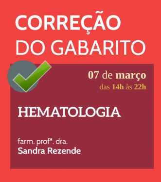 Questões de Hematologia: gabarito atualizado